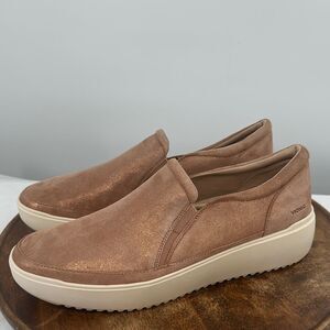 Vionic Shoes Wm 13 Kearny Platform Slip On Sparkle Casual Comfort Sneakers Suede